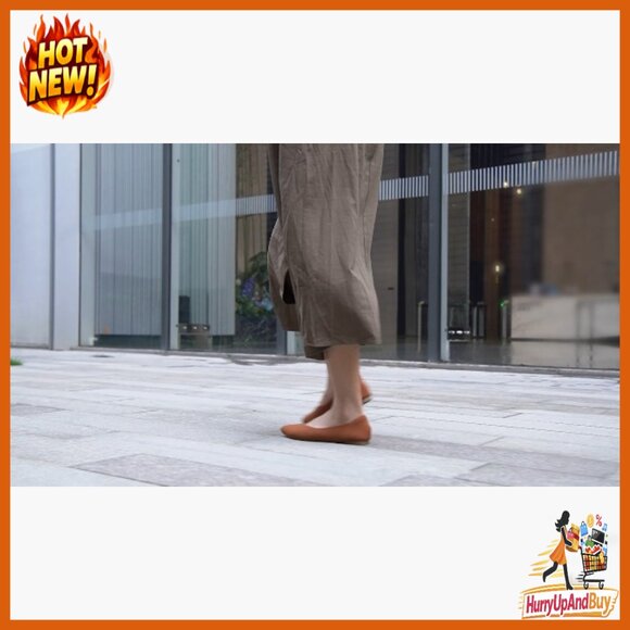 Pointed Toe Knit Ballet Flats Elegant Dressy Business Casual Slip On Shoes - Picture 6 of 6